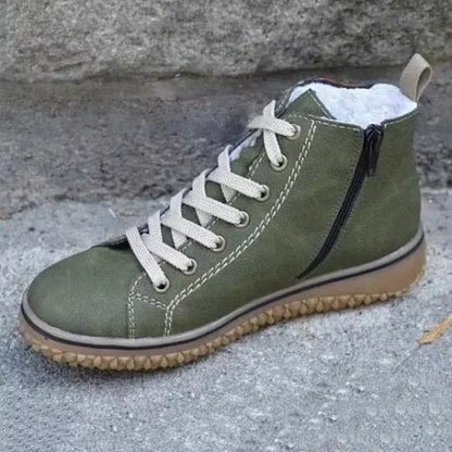Women's Lace-Up Ankle Sneakers
