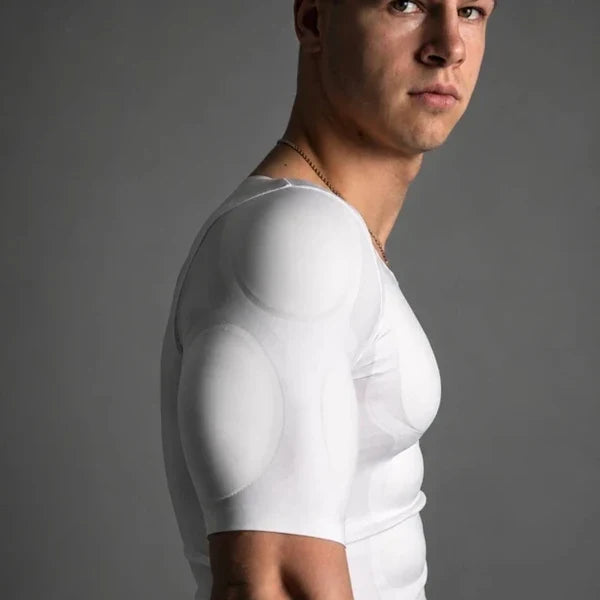 Men’s Padded Compression Shaping Undershirt