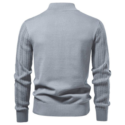 Men's Button Front Knit Sweater