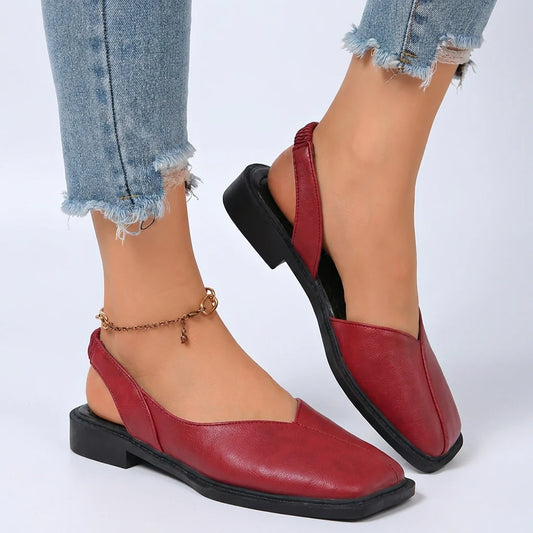 Slingback Flat Shoes