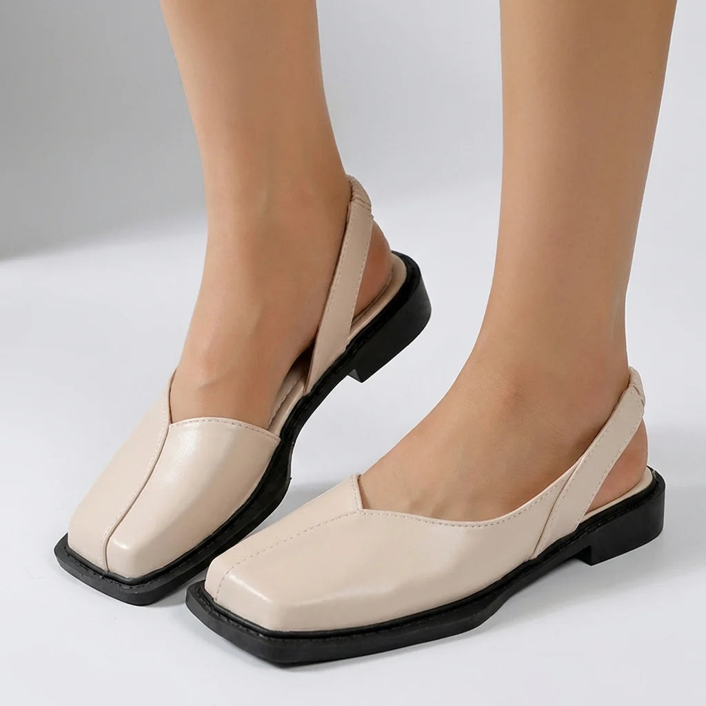 Slingback Flat Shoes