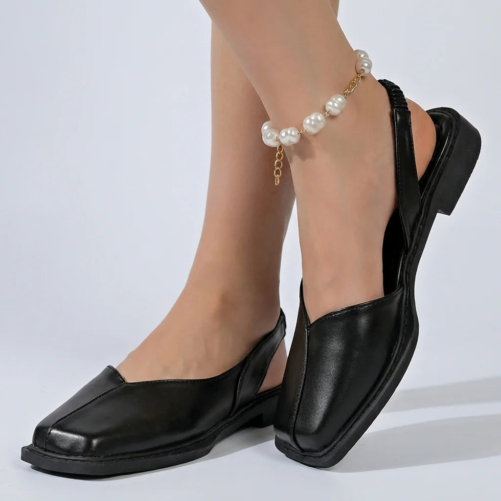 Slingback Flat Shoes