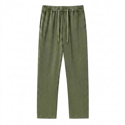Men’s Washed Straight-Leg Jogger Pants
