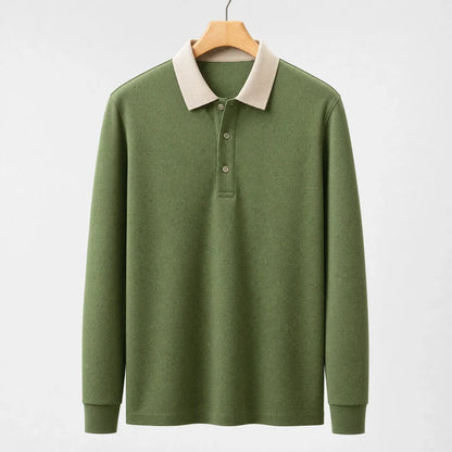 Men’s Textured Polo Shirt