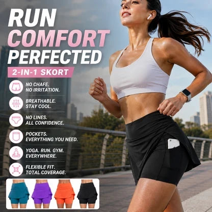 Women’s Skirt-Style Active Shorts