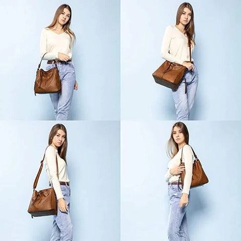 Women's Structured Hobo Shoulder Bag