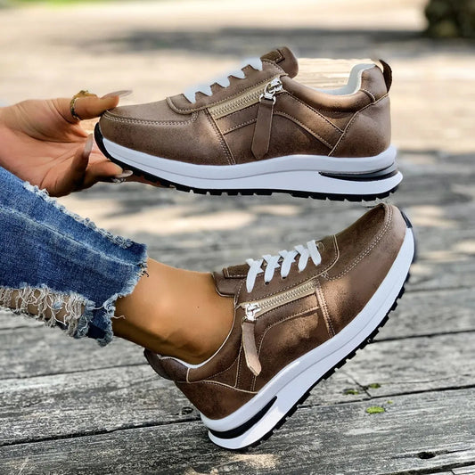 Women’s Waterproof Zip Comfort Sneakers