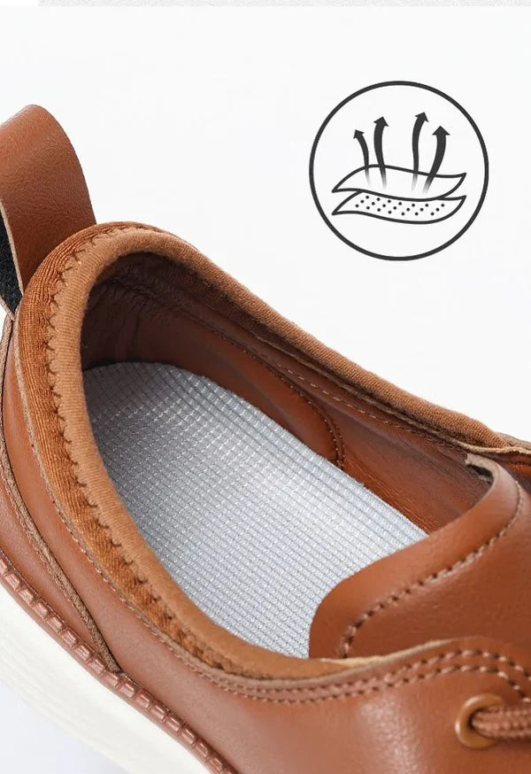 Men’s Brogue Lace-Up Sneakers