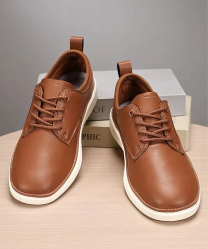 Men’s Brogue Lace-Up Sneakers