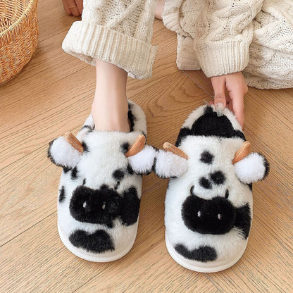 Women's 3D Cow Face Slippers