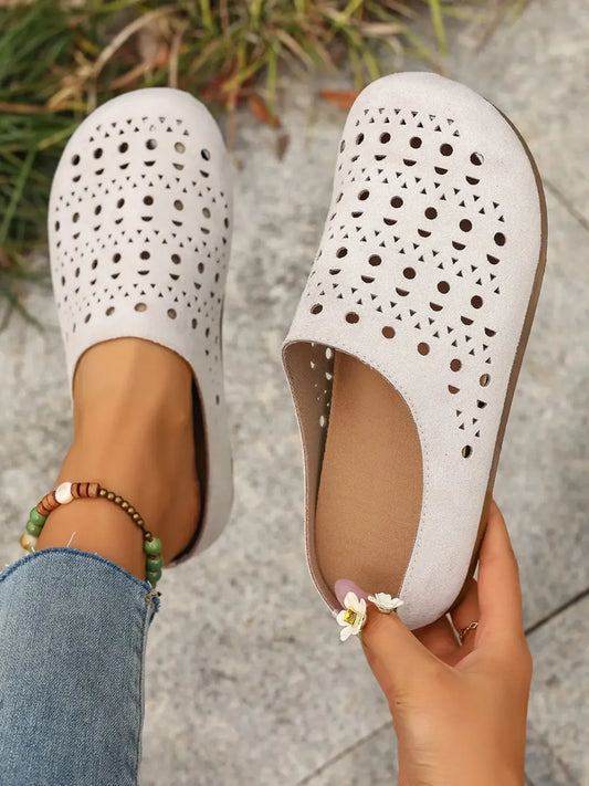 Women's Perforated Slip-On Flats