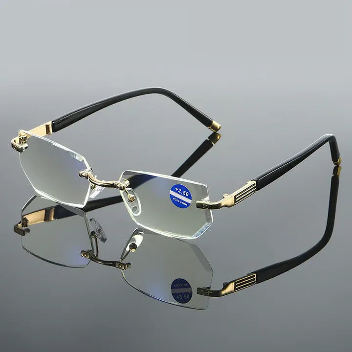 Rimless Blue Light Reading Glasses