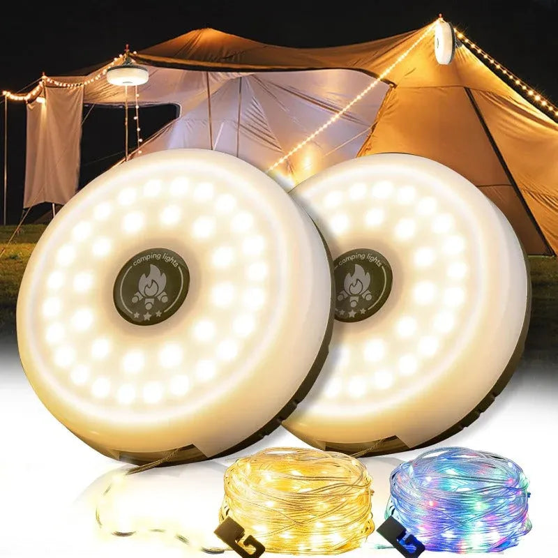 Retractable Camping String Lights