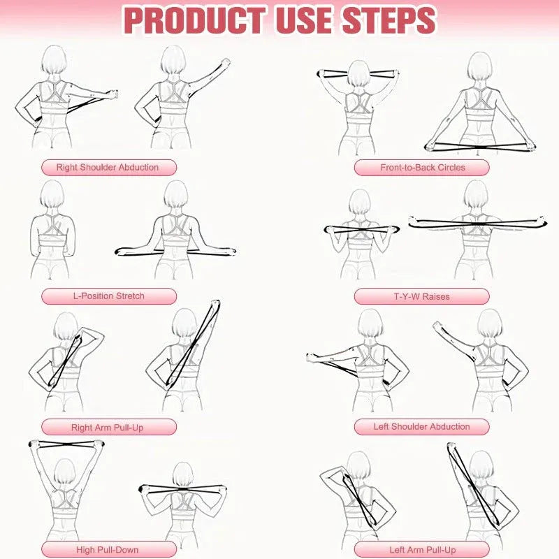 Full-Body Stretch Resistance Band for Posture and Mobility