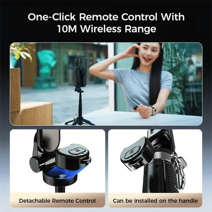Magnetic 360° Selfie Stick Tripod with Remote