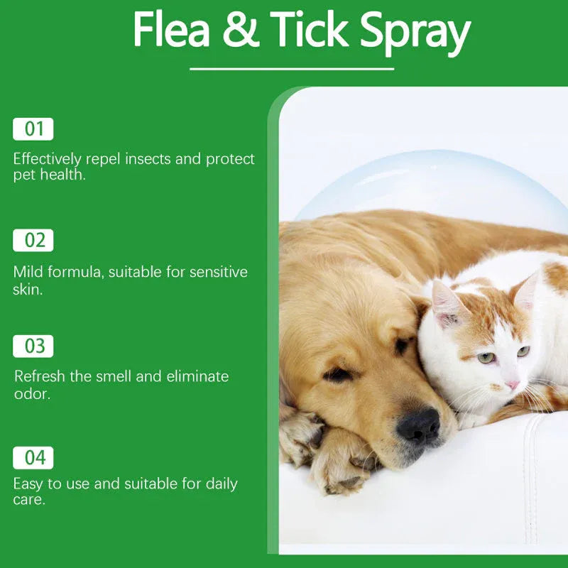 Flea &amp; Tick Spray for Dogs and Cats