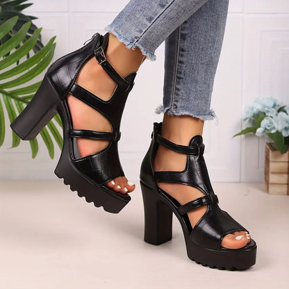 Women’s Platform Block Heel Sandals