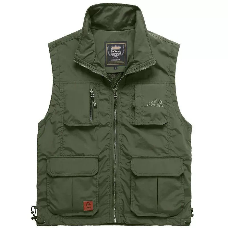 Men’s Outdoor Multi-Pocket Utility Vest