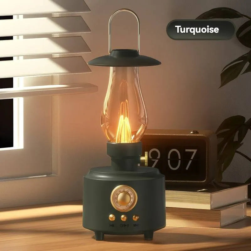 Retro Lantern Bluetooth Speaker with Ambient Light