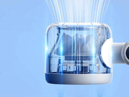 Portable Clip-On Cooling Fan with LED Battery Display