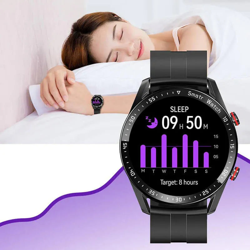 Smart Fitness Watch with Heart Rate & Sleep Tracking