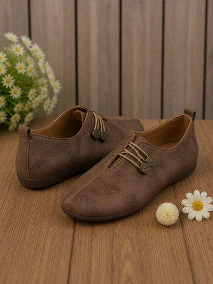 Women’s Soft Sole Lace-Up Flats