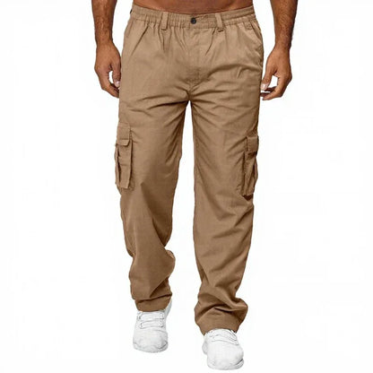 Men’s Urban Cargo Pants with Multi-Pocket Design