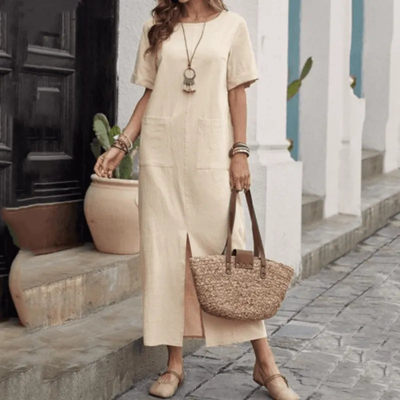 Women’s Casual Split Hem Maxi Dress