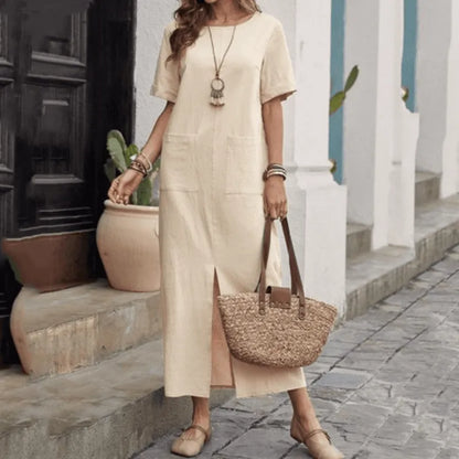 Women’s Casual Split Hem Maxi Dress