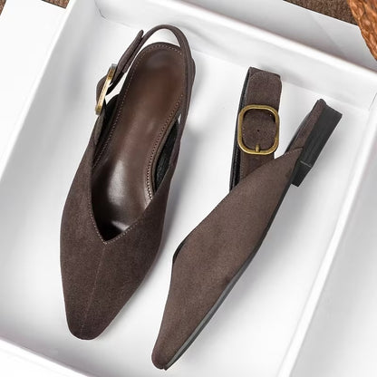 Women’s Pointed-Toe Slingback Flats