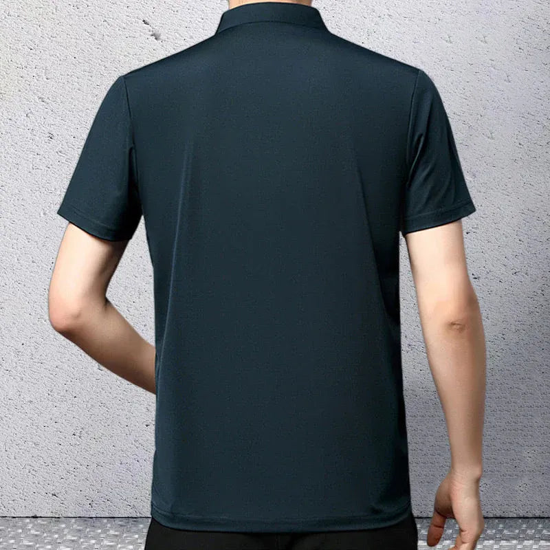 Men’s Wrinkle-Resistant Short-Sleeve Polo Shirt
