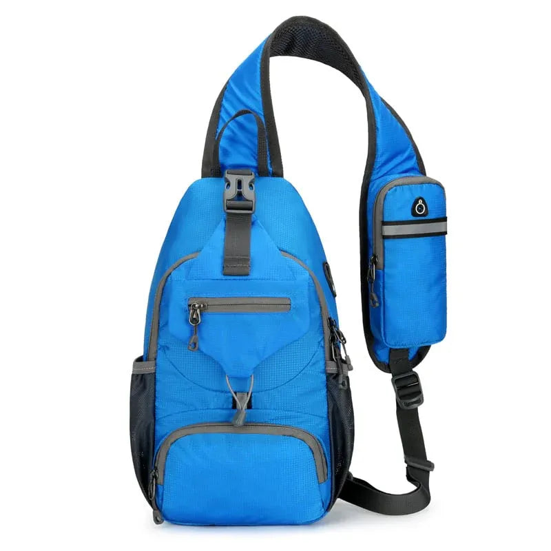 Foldable Multi Pocket Crossbody Sling Bag
