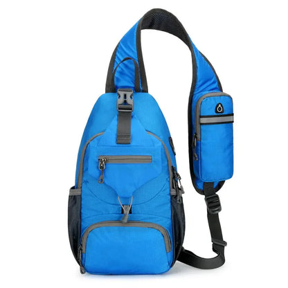 Foldable Multi Pocket Crossbody Sling Bag
