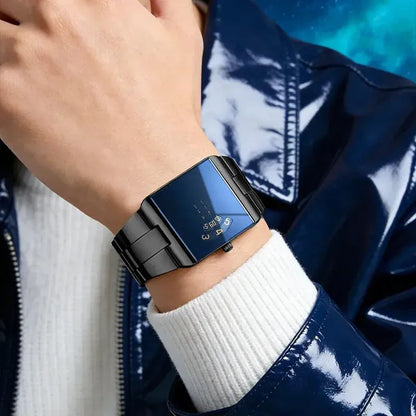 Men’s Luxury Mirror Dial Bracelet Watch