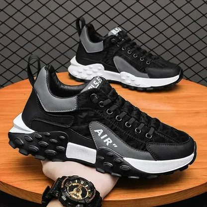 Men’s Chunky Lace-Up Walking Sneakers