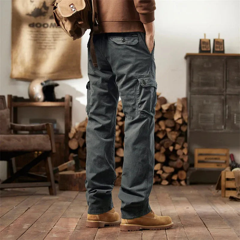 Men’s Tactical Cargo Pants with Multiple Pockets