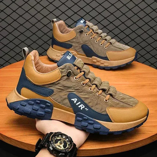 Men’s Chunky Lace-Up Walking Sneakers