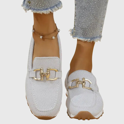 Women’s Buckle Accent Comfort Loafers