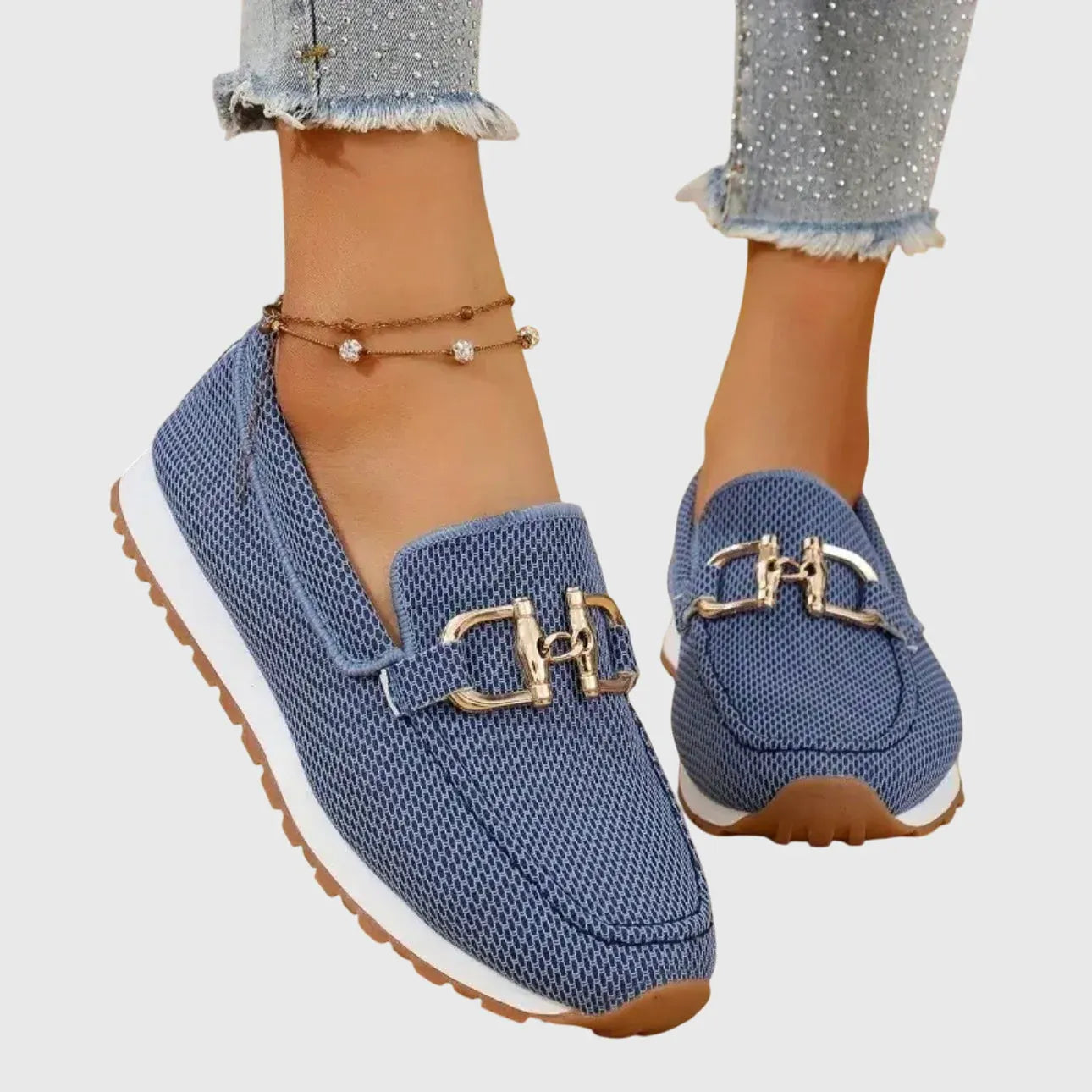 Women’s Buckle Accent Comfort Loafers