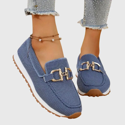 Women’s Buckle Accent Comfort Loafers