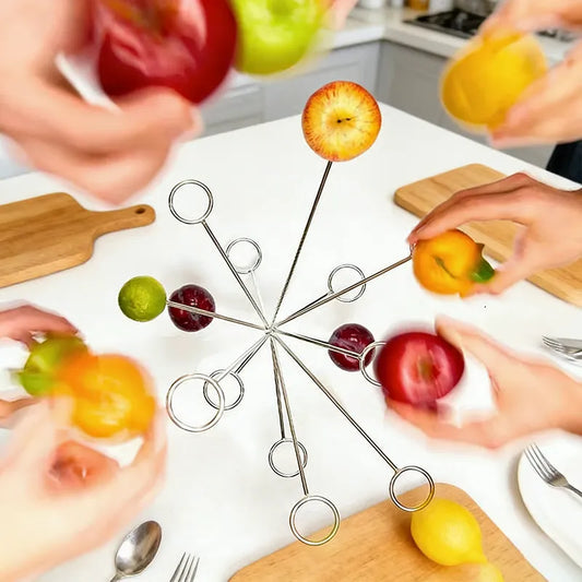 Rotating Fruit Skewer Serving Stand