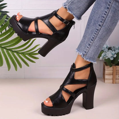Women’s Platform Block Heel Sandals