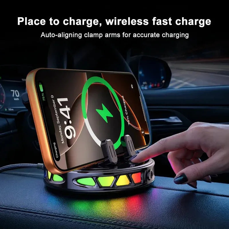 360° Wireless Charging Car Phone Mount