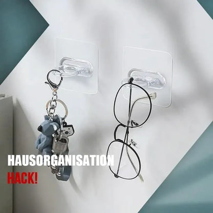 Clear Adhesive Wall Hooks