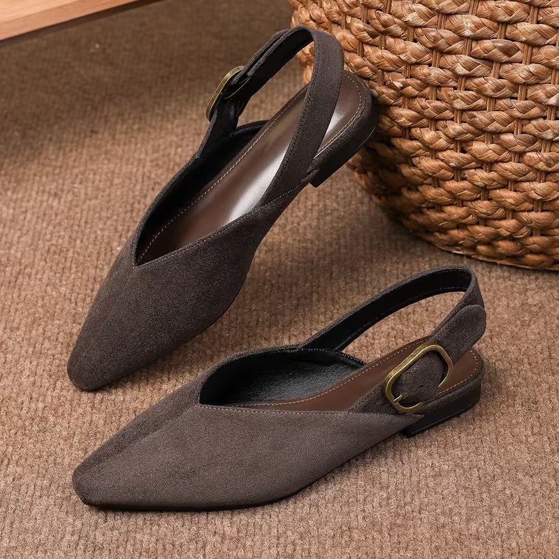 Women’s Pointed-Toe Slingback Flats