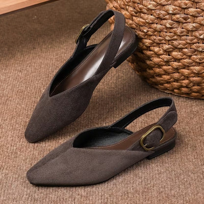 Women’s Pointed-Toe Slingback Flats
