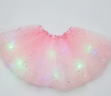 Girls’ Light-Up Star Tulle Tutu Skirt