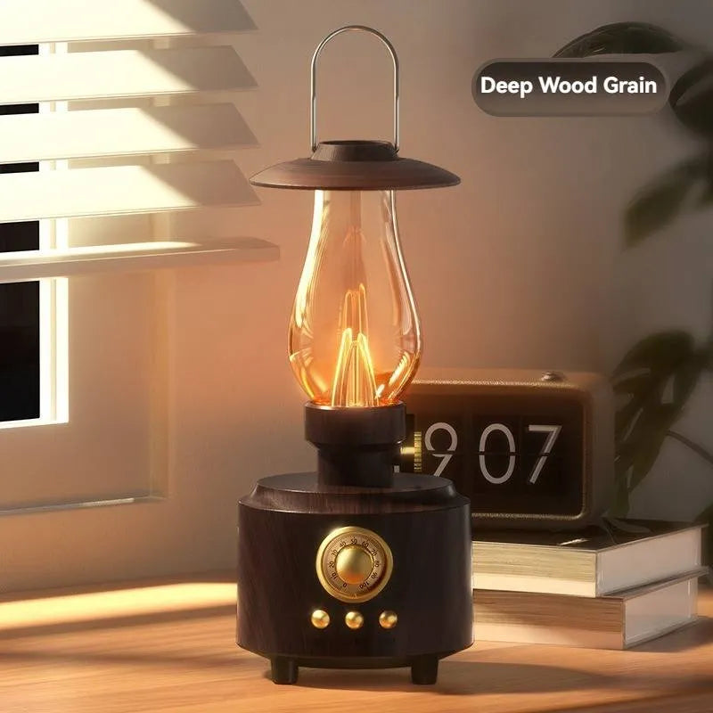 Retro Lantern Bluetooth Speaker with Ambient Light