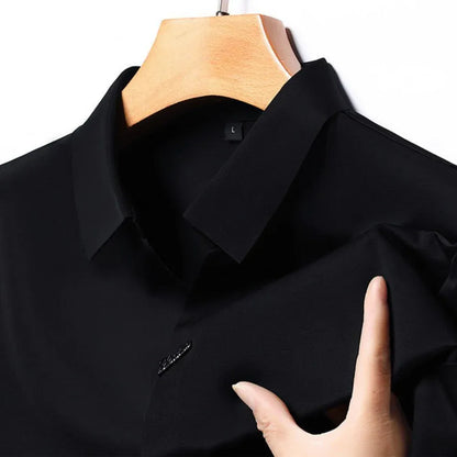 Men’s Wrinkle-Resistant Short-Sleeve Polo Shirt