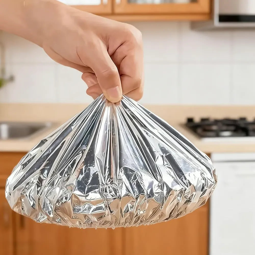 30-Piece Reusable Aluminum Foil Heat Retention Food Covers